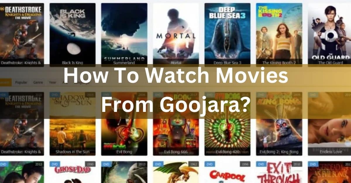 How To Watch Movies From Goojara