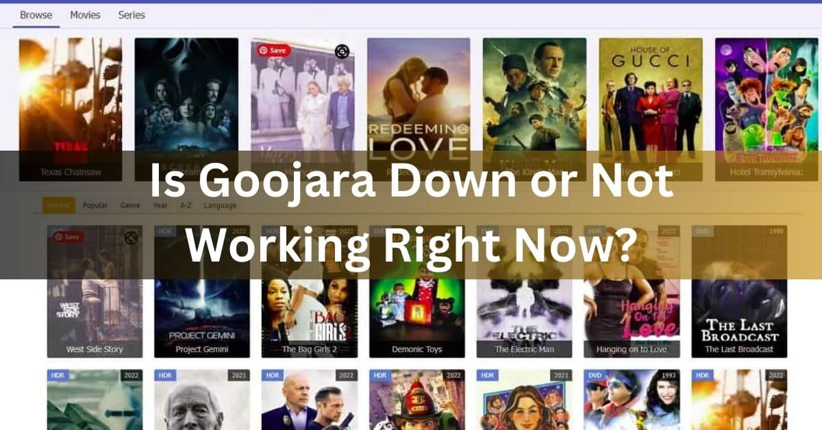 Is Goojara Down or Not Working Right Now