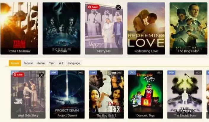 Which Types of Movies Do We Have on Goojara