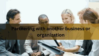 Partnering with another business or organization