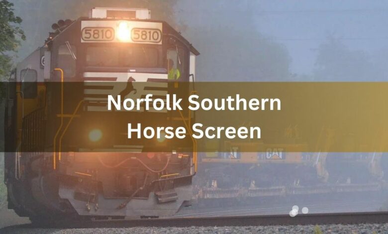 Norfolk Southern Horse Screen